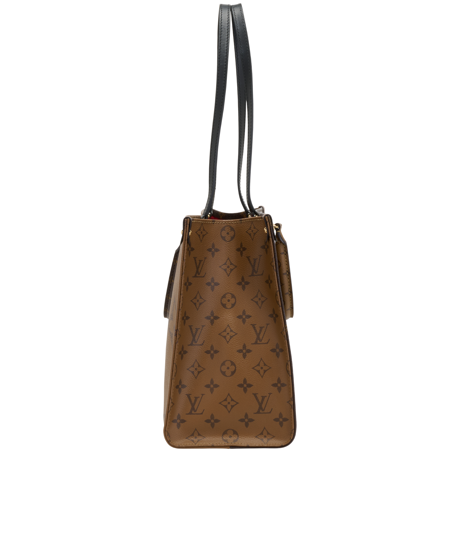 OnTheGo MM, &pound;1,200, Handbags, Brown, Canvas, Side view
